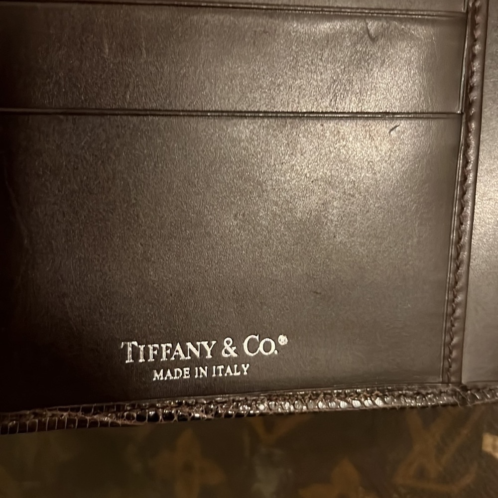 - SOLD - TIFFANY & CO Lizard Travel Wallet - Picture 4 of 16